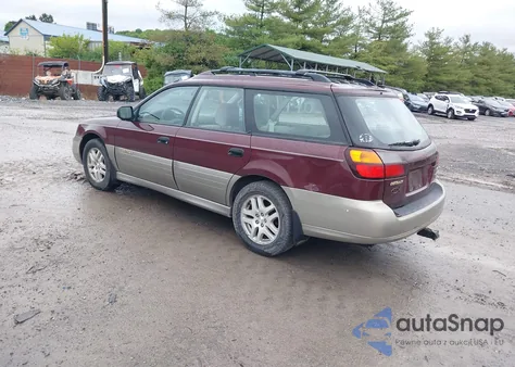 2000 Subaru Outback z USA, uszkodzony, nr VIN 4S3BH6750Y6601505
